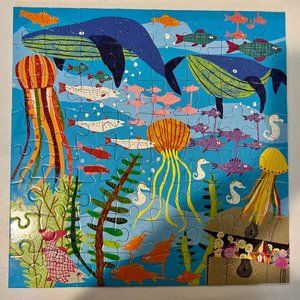 FIRM!  Two-Sided Ocean Treasure Puzzle 64 Pc.